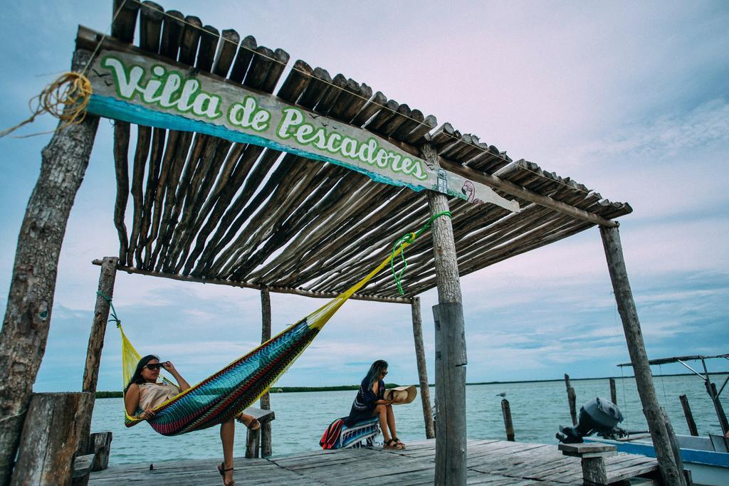 Hotel Villa De Pescadores Río Lagartos Екстериор снимка